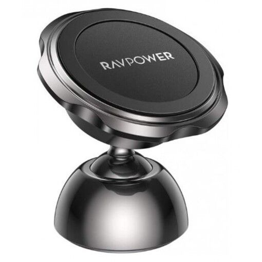 Автокрепление для смартфона RAVPower Magnetic Car Phone Mount Black