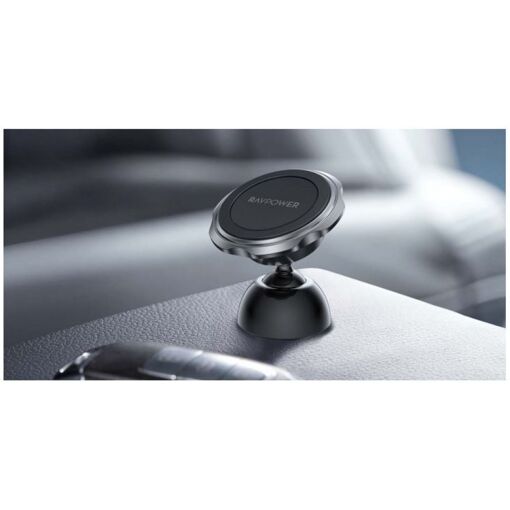 Автокрепление для смартфона RAVPower Magnetic Car Phone Mount Black