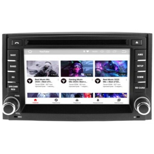 Штатная магнитола Gazer CM6006-TQ Hyundai H1 (TQ) (2007-2012)