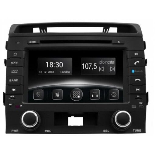 Штатна магнітола Gazer CM6008-J200 Toyota LC 200 (J200) (2007-2015)