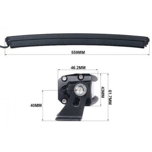 Светодиодная фара дальнего света Aled 49-40 120W 6000K 48B310 (1шт.)