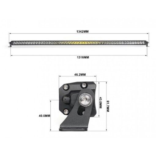 Светодиодная фара дальнего света Aled 48E810 300W 6000K (1шт.)