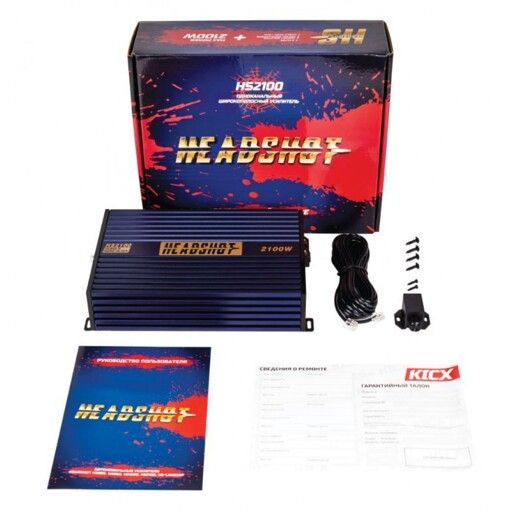 Підсилювач Kicx HeadShot HS 2100