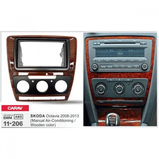 Рамка переходная Carav 11-206 Skoda Octavia