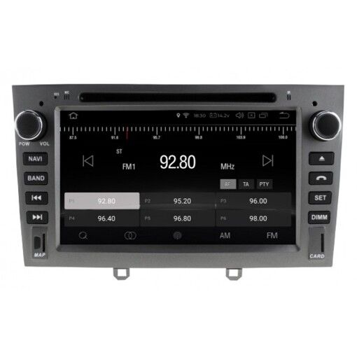 Штатна магнітола Gazer CM6007-408W Peugeot 408 (2010-2013)