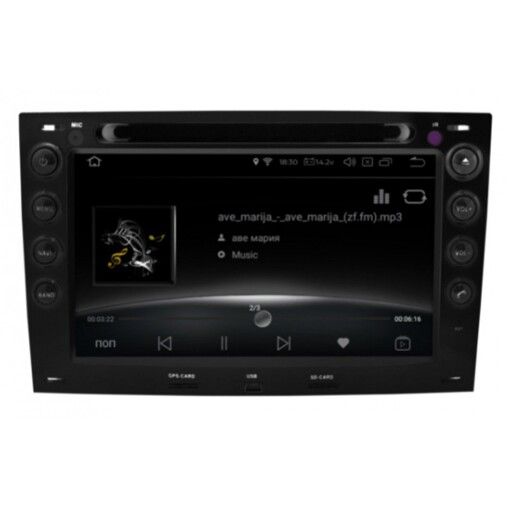 Штатна магнітола Gazer CM6007-BMO Renault Megane (BMO) (2002-2009)