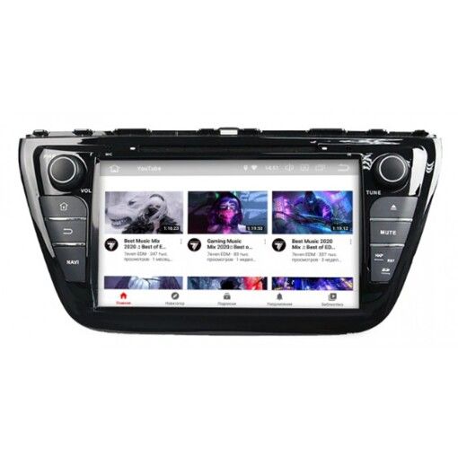 Штатная магнитола Gazer CM6008-JY Suzuki SX-4 (JY) (2013-2016)