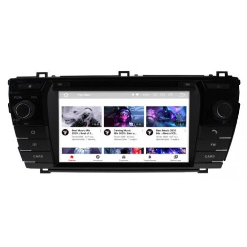 Штатна магнітола Gazer CM6007-E150 Toyota Corolla (E150) (2013-2016)