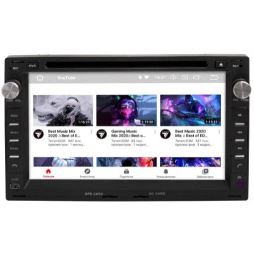 Штатна магнітола Gazer CM6007-3B VW Passat B5 (3B) (2000-2005)