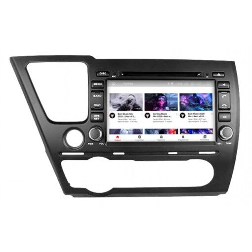 Штатна магнітола Gazer CM6008-FB2 Honda Civic (FB2) (2013-2016)