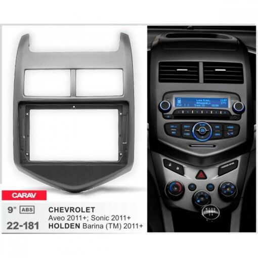 Рамка перехідна Carav 22-181 Chevrolet Aveo, Sonic, Holden Barina