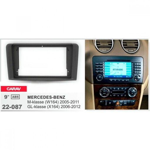 Рамка переходная Carav 22-087 Mercedes ML-klasse, GL-klasse