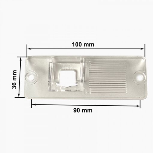 Крепление к камере заднего вида MY-2222 Mitsubishi	Pajero (V60) (99-06), Pajero (V80) (06-21), Pajero Sport I (96-08)