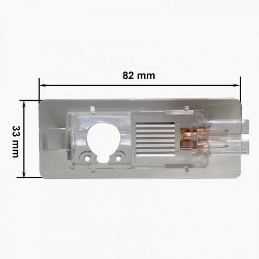 Крепление к камере заднего вида CA-1402 Renault Captur (13-19), Clio IV (12-19), Duster II (18+), Fluence (09-17), Symbol II (08+), Kangoo II (07-21)