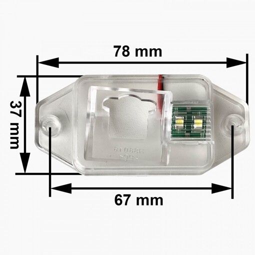 Крепление к камере заднего вида CA-9575 Toyota LC Prado (J120) (02-09).