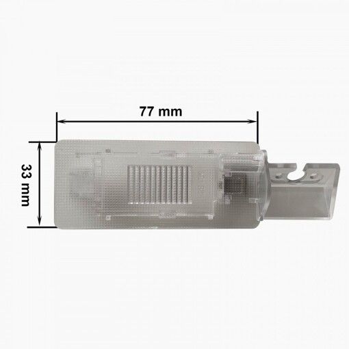 Кріплення до камери заднього виду CA-9894 VW, Seat, Skoda Polo V (09-20), Touran (03-15), Ibiza (6J) (08-17), Jetta (A6) (10-19), Passat B7 (10-14), Touareg II (10-18)