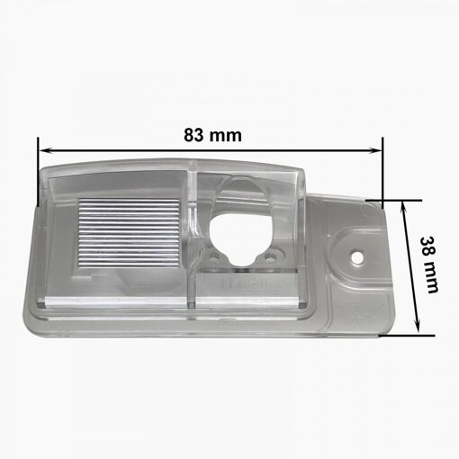 Крепление к камере заднего вида CA-1348 Nissan, Infiniti FX (08+), QX70 (S51) (13+), QX50 (J50) (07-17), Murano (Z51) (08-14), X-Trail (T32) (14-21)