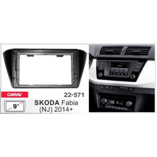 Рамка перехідна Carav 22-571 Skoda Fabia
