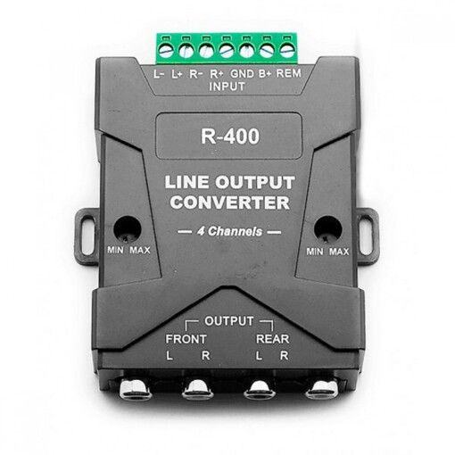 Конвертор рівня сигналу Carav R-400 (2 канали, регулювання)