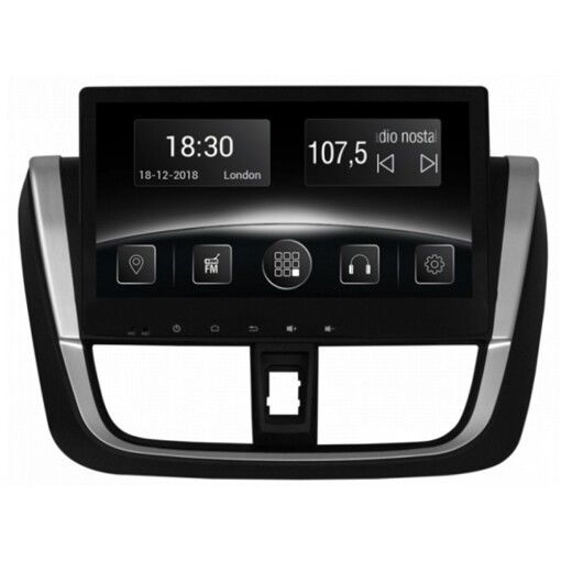 Штатная магнитола Gazer CM6509-P170 Toyota Yaris (2016-2017)