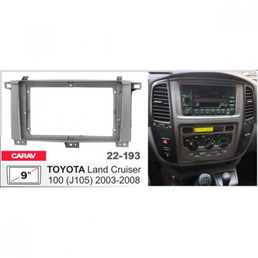 Рамка переходная Carav 22-193 Toyota Land Cruiser 100