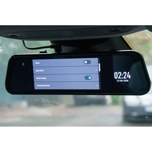 Дзеркало накладка заднього виду з Full HD реєстратором Globex GE-801WR