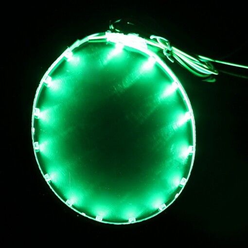 Світлодіодне підсвічування лінз 3,0" зелене.