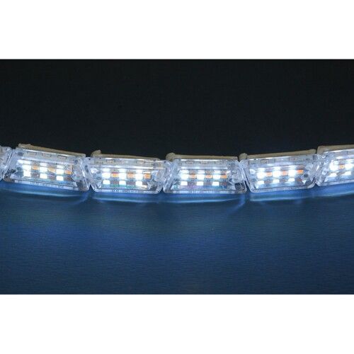 Світлодіодна (LED) стрічка Running Crystall Жовтий-Білий 16 сегментів v3