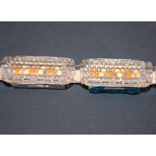 Світлодіодна (LED) стрічка Running Crystall Жовтий-Білий 16 сегментів v4