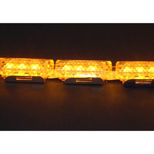 Світлодіодна (LED) стрічка Running Crystall Жовтий-Білий 16 сегментів v4