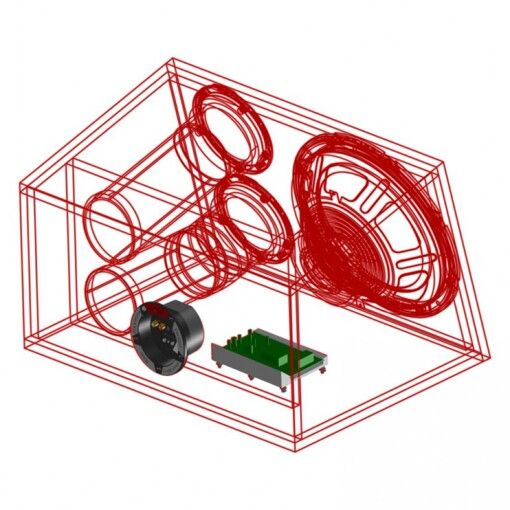 Сабвуфер корпусной Vibe SLICKCBR12A-V0 активный