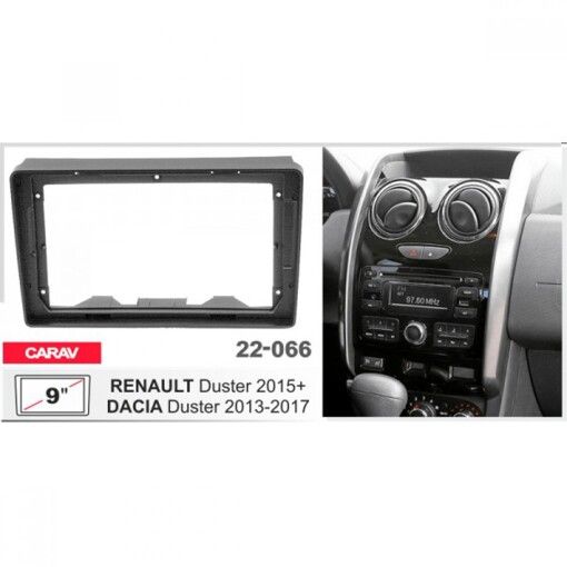 Рамка переходная Carav 22-066 Renault Duster, Dacia Duster