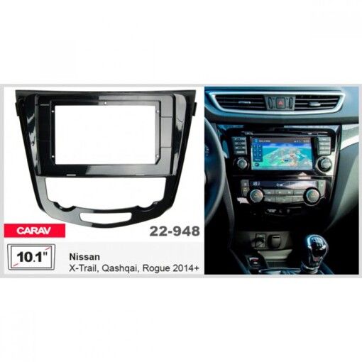 Рамка перехідна Carav 22-948 Nissan X-Trail, Qashqai, Rogue