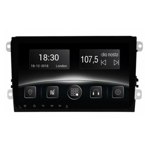 Штатна магнітола Gazer CM5509-T5 VW/Skoda/Seat (2008-2016)