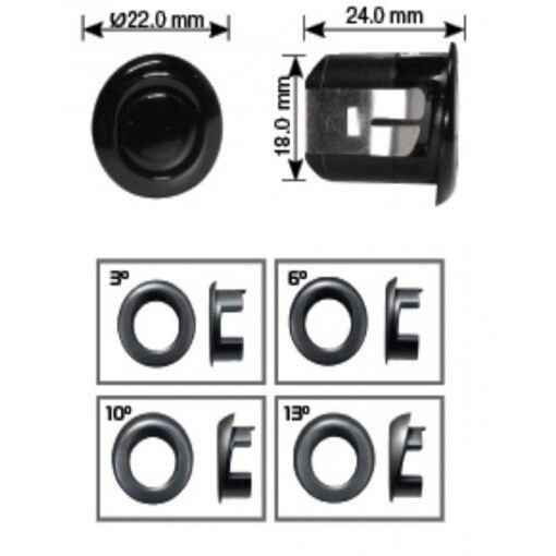 Датчик к парктронику Steel Mate черный