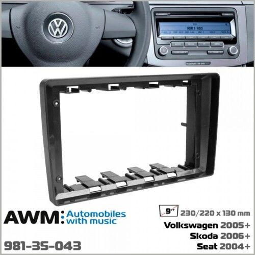 Рамка перехідна AWM 981-35-043 VW, Seat, Skoda