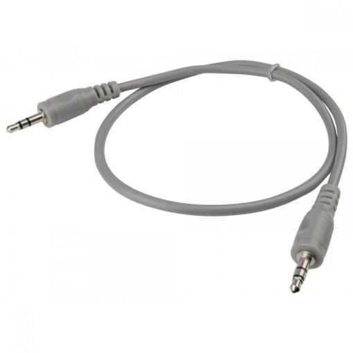 Кабель AUX AWM 110-05 Jack 3.5mm 0.5 м сірий