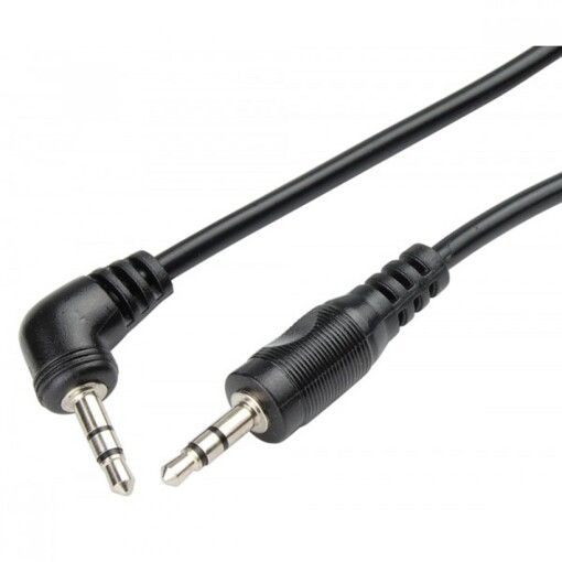 Кабель AUX AWM 110-12 Jack 3.5mm 1 м чорний