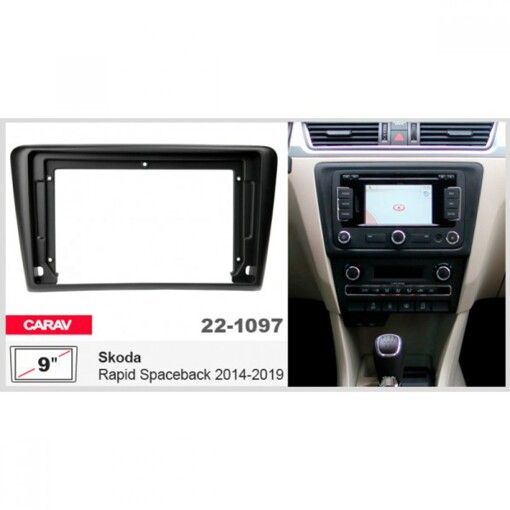 Рамка переходная Carav 22-1097 Skoda Rapid Spaceback