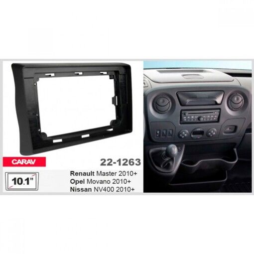 Рамка переходная Carav 22-1263 Opel, Nissan, Renault