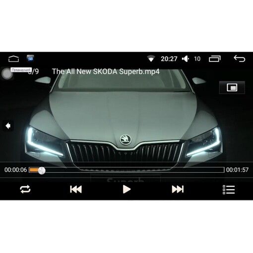 Штатная магнитола AudioSources T90-410A Skoda+Navitel