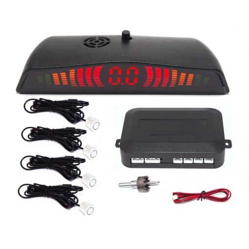 Парктроник BAXSTER PS-418-03 белый