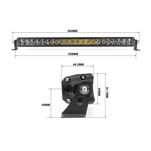 Світлодіодна фара дальнього світла Aled 48-20 120W 6000K 48B810 (1шт.)