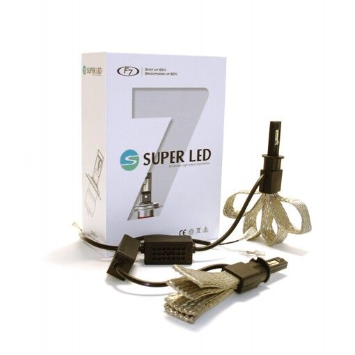 Лампы светодиодные SuperLED F7 H3 12-24V chip &quot;OSRAM&quot; (2шт)