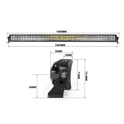 Світлодіодна фара комбінованого світла Aled 49-40 480W 6000K 49D810 1шт.