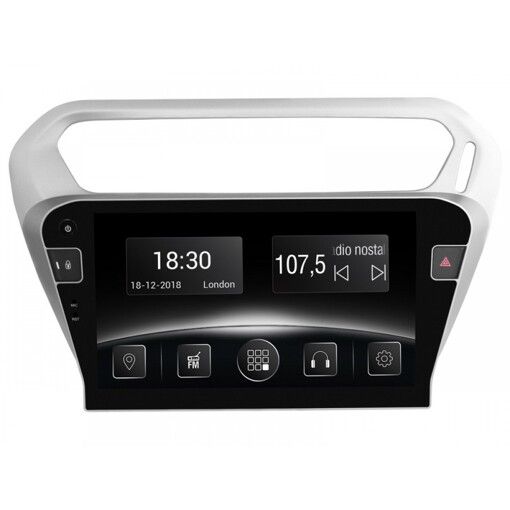 Штатна магнітола Gazer CM6510-ELS Citroen C-Elysee, 2014-2017