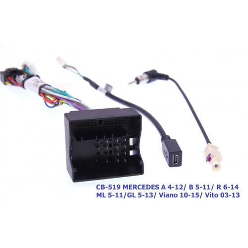 Комплект проводов для магнитол 16PIN CraftAudio CB-519# Mercedes