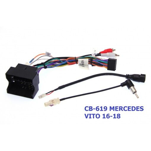 Комплект проводов для магнитол 16PIN CraftAudio CB-619# MERCEDES VITO 16-18