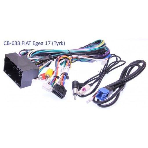 Комплект проводов для магнитол 16PIN CraftAudio CB-633 FIAT Egea 17 (Tyrk)