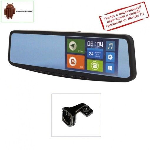 Мультимедийное зеркало заднего вида с монитором Jimi JC600 - 07
